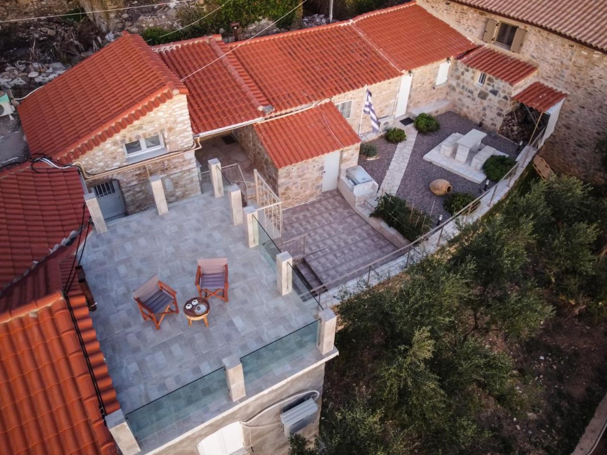 Villa Somatiana- Traditional Stone House , West Mani Thalámai Zewnętrze zdjęcie