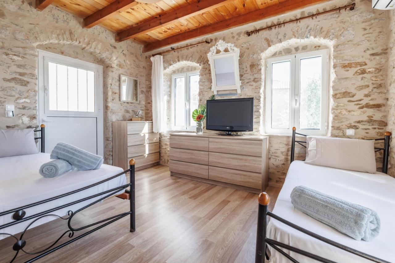 Villa Somatiana- Traditional Stone House , West Mani Thalámai Zewnętrze zdjęcie